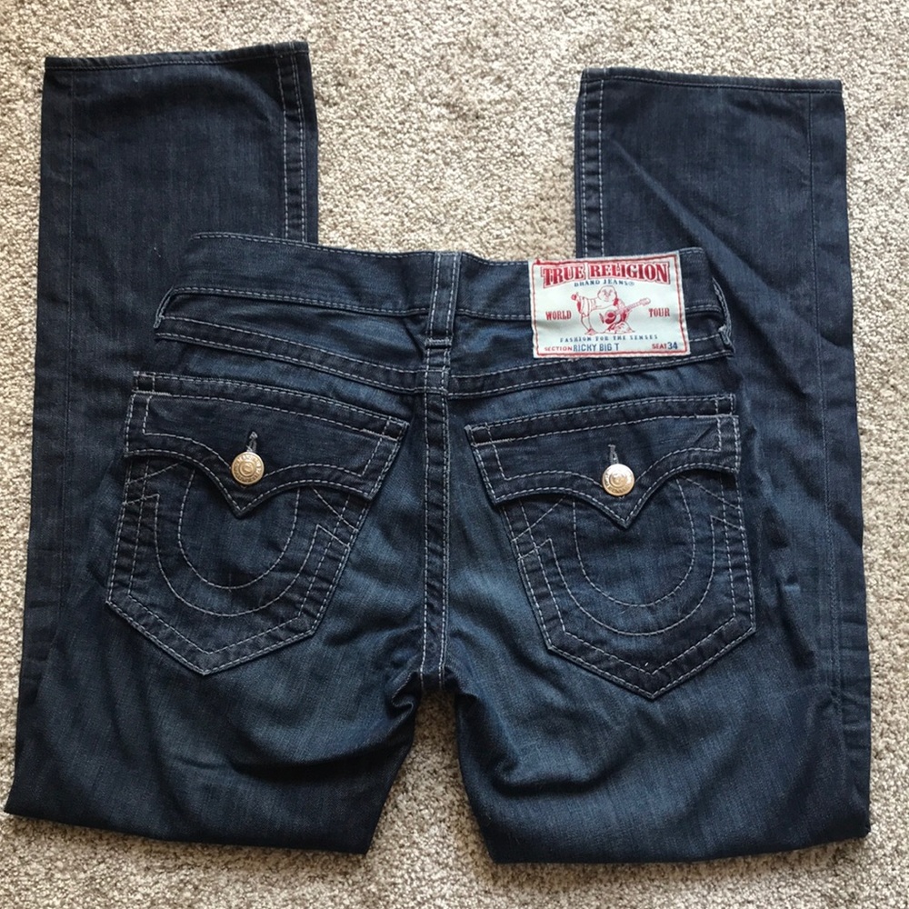 True Religion Ricky Big T Jeans 34/31.5